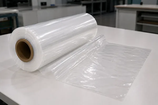 Bobina de film PEBD 100% reciclado transparente de UCEPSA
