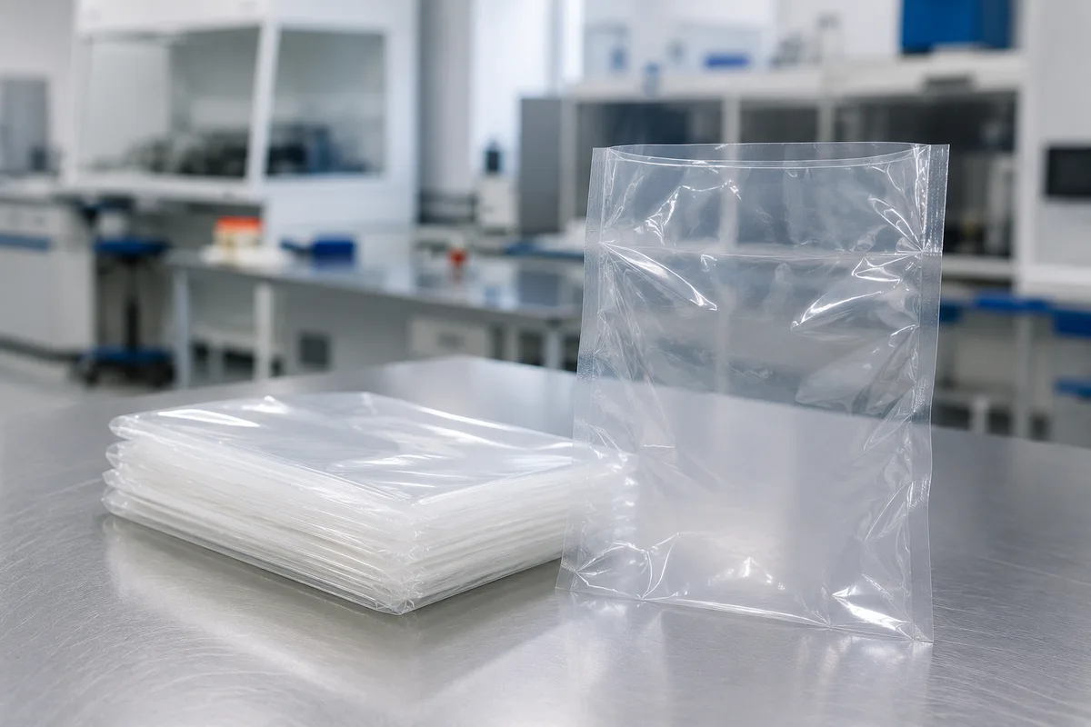 Bolsas de polietileno para uso farmacéutico y de laboratorio